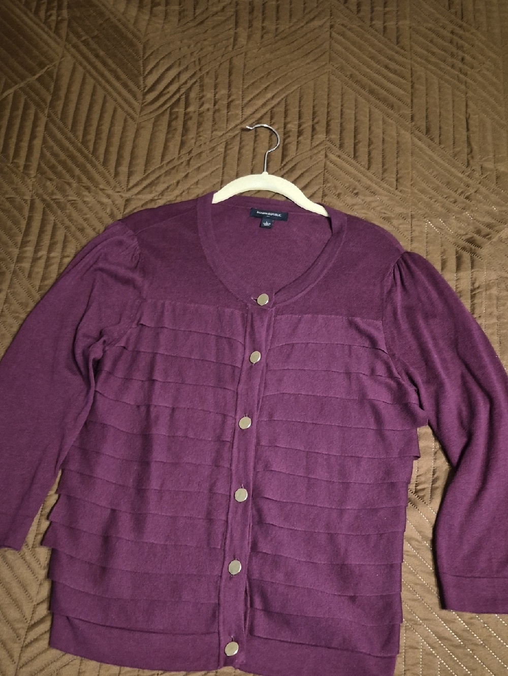 Banana Republic   Short  Button Up Sweater